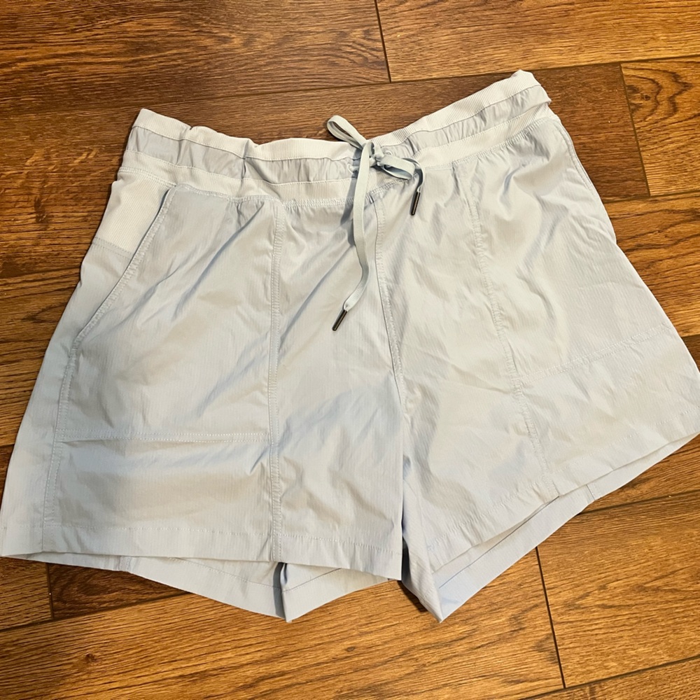 Women's Light Gray Athletic Shorts